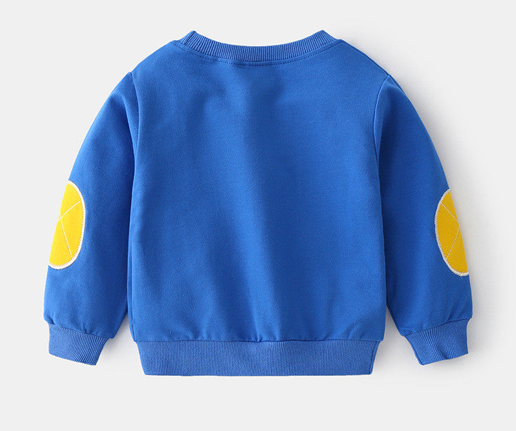 Casual Blue Baby Sweatshirt back side