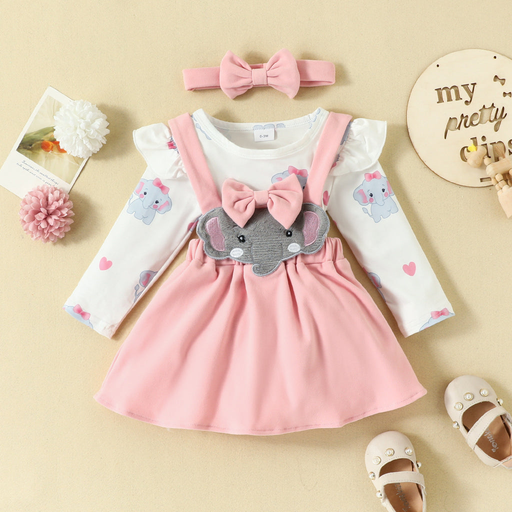 Cute Baby Girl Top & Skirt set
